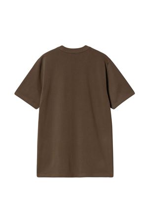 T-shirt in cotone marrone CARHARTT WIP | I0310472QG